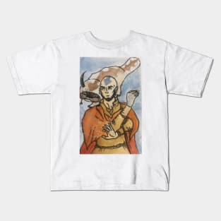 Avatar Aang Watercolour Kids T-Shirt